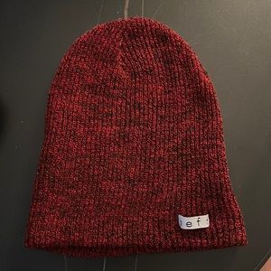 Neff red beanie